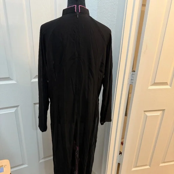 Stunning Vintage Beaded Chinese-Style Dress - Picture 7 of 12